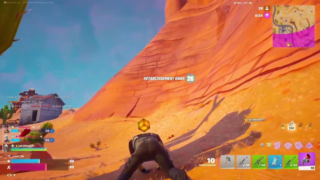 Live Fortnite Section recharge classés avec le guilo et flo en vocale