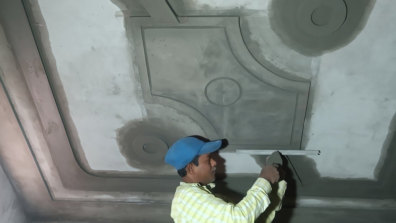 New Modern Lobby Ceiling Design | Professional Mistry Making Plus Minus POP Design