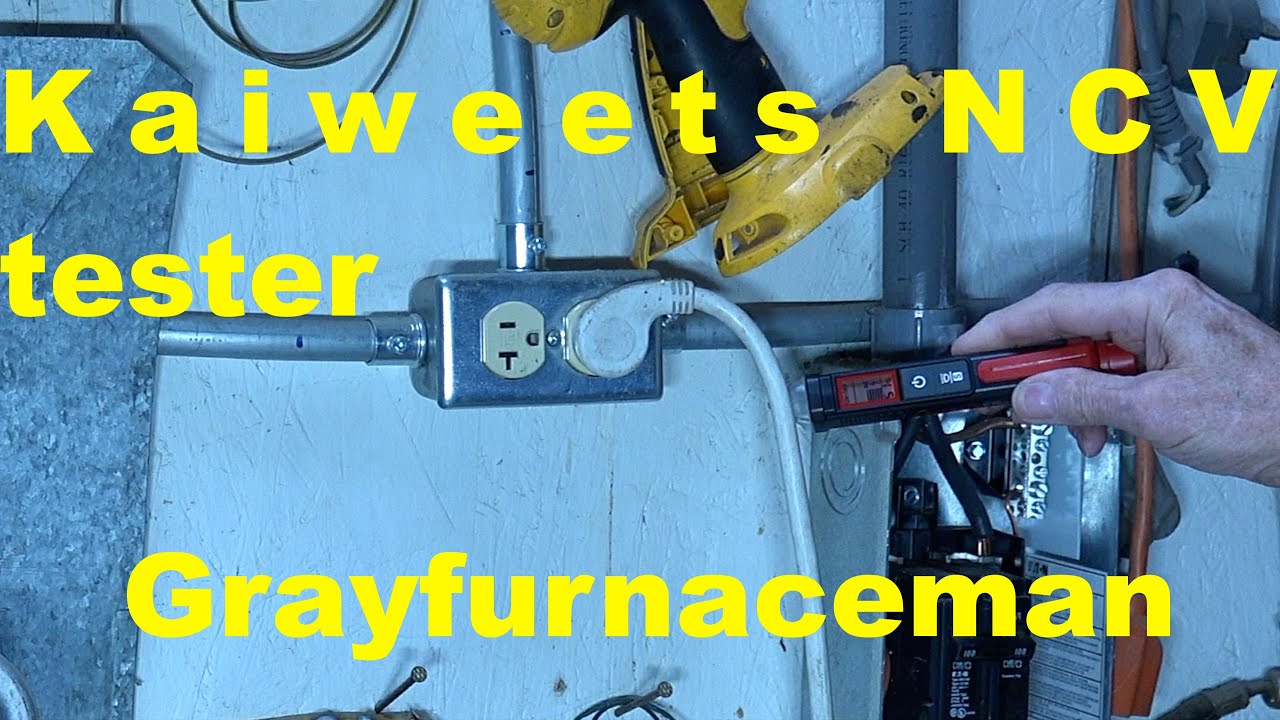 A test of the Kaiweets  HT100s Non Contact Voltage  tester