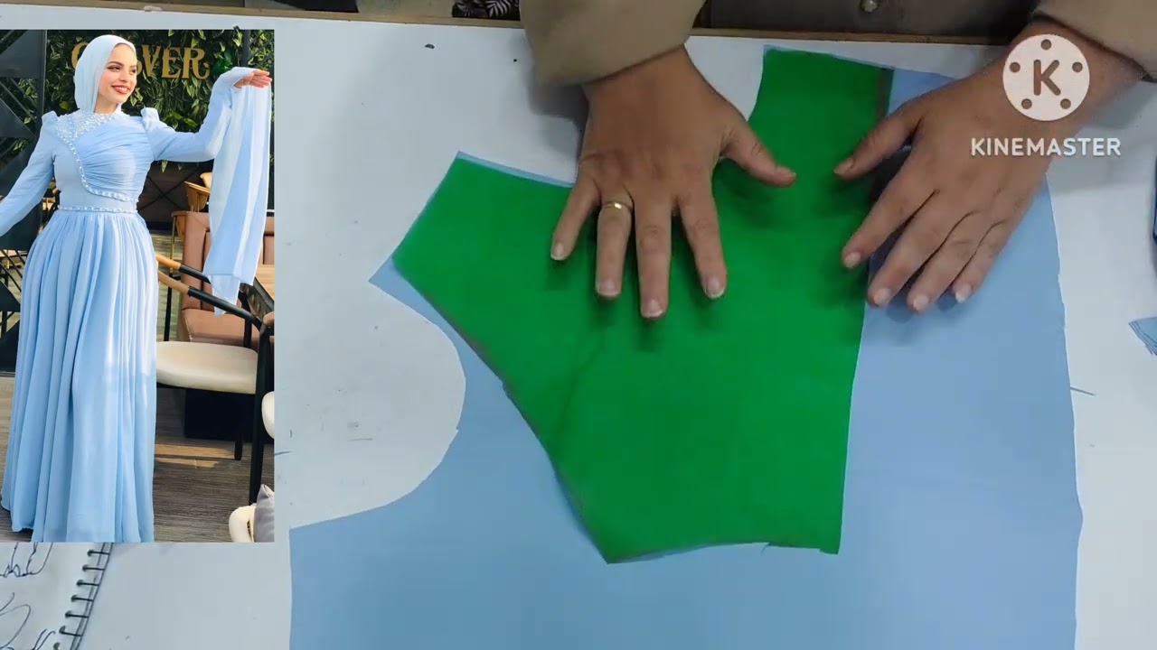 فستان سواريه قصه على الصدر كم الاميرات