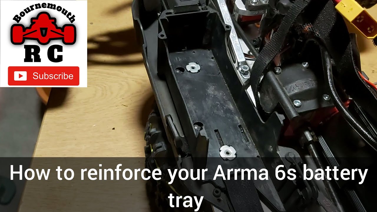 How to reinforce your Arrma 6s Battery tray
