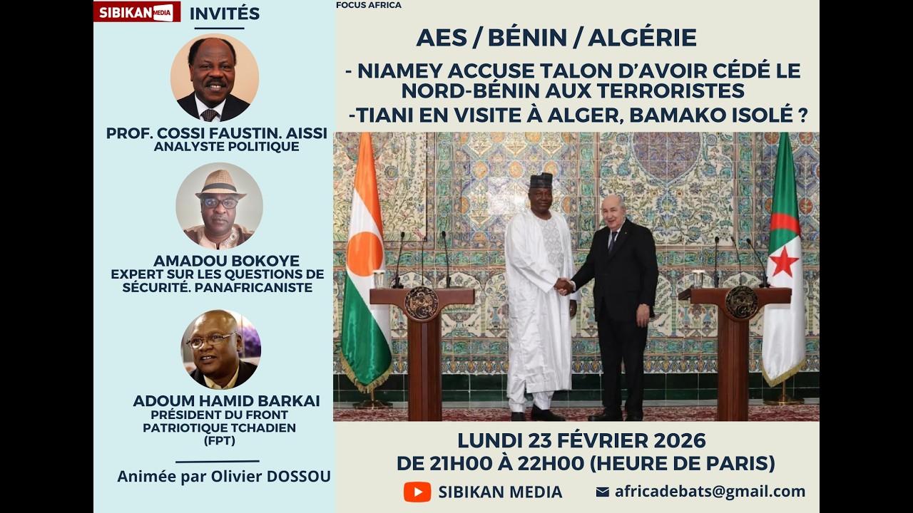 AES. BENIN. ALGERIE. NIAMEY ACCUSE TALON. TIANI EN VISITE À ALGER, BAMAKO ISOLÉ ?