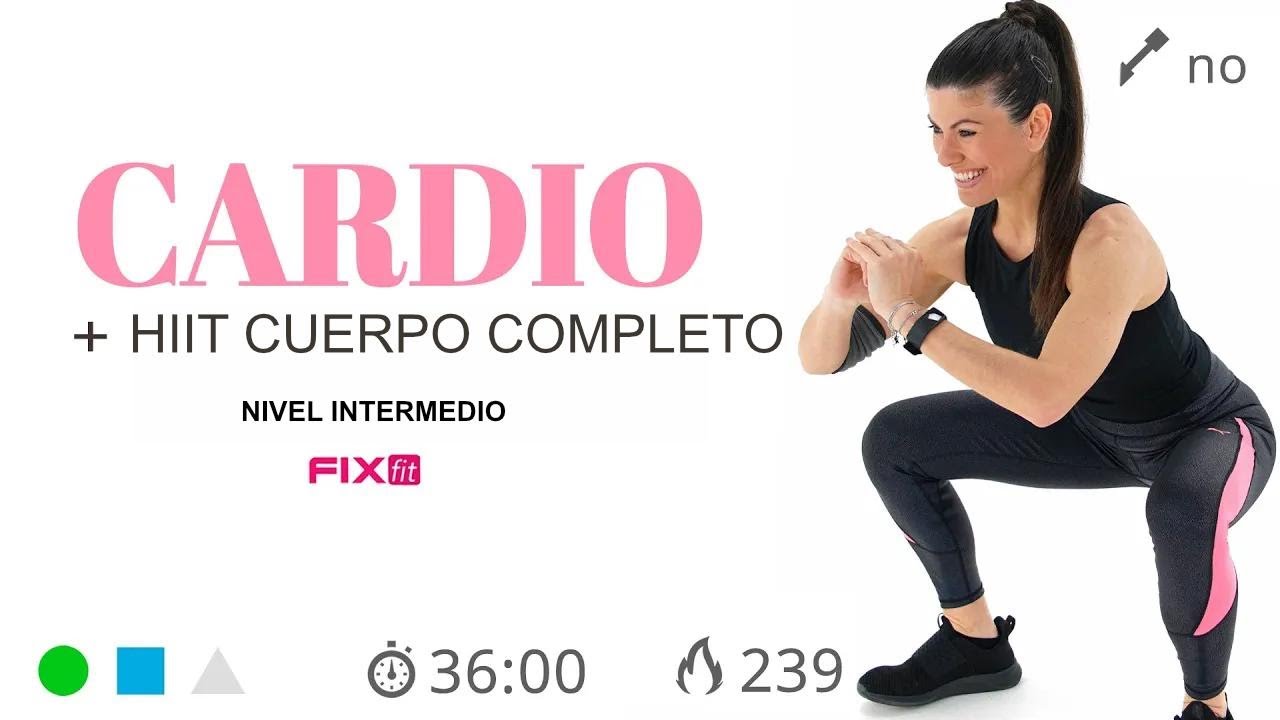 ¡HIIT para todo el cuerpo y cardio intenso! Ejercicios para quemar grasa y tonificar