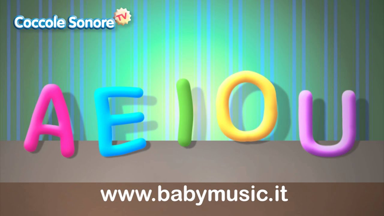 La Canzone delle vocali A E I O U  - Imparare con Coccole Sonore