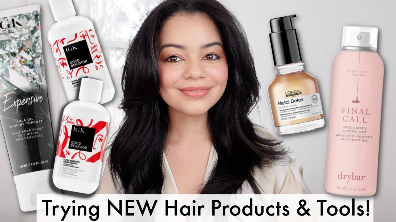 Trying NEW Hair Products & Tools for Blowouts!