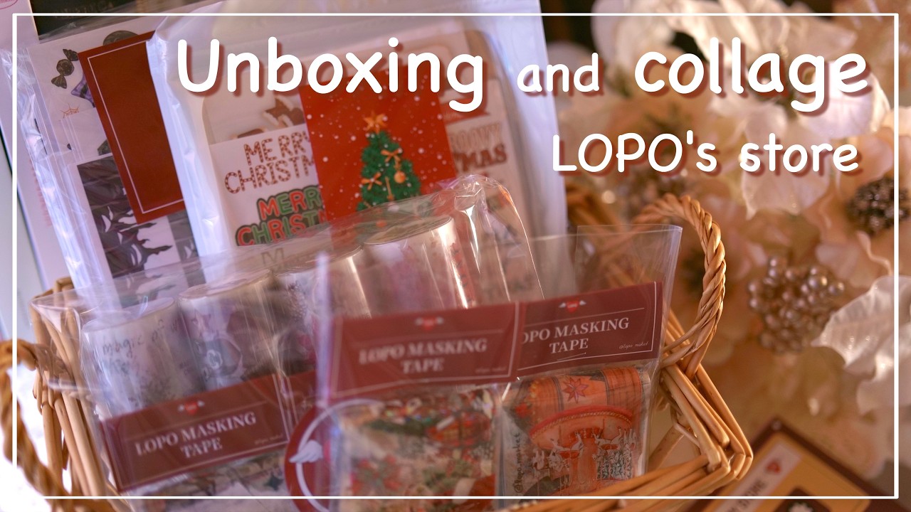[ASMR] ポップでキュートなLOPOのクリスマス🎄✨  |  LOPO  | collage