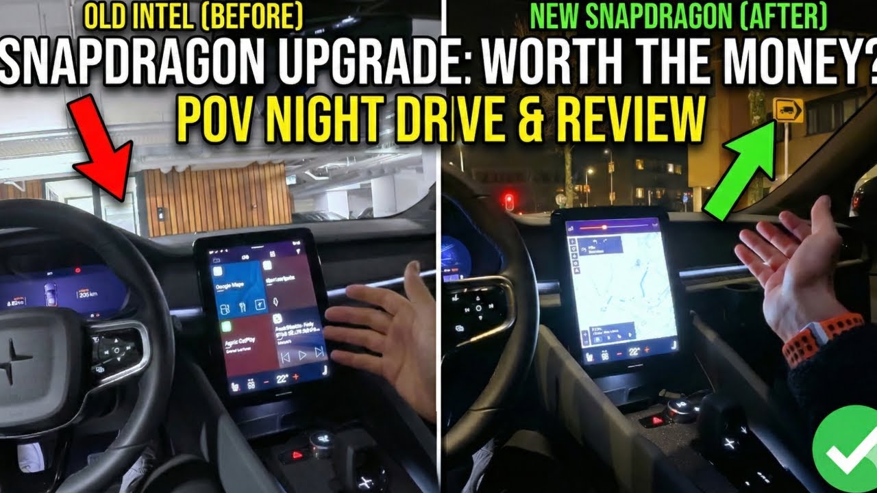 I upgraded my Polestar 2 to Snapdragon: Is it worth the money? (POV Drive)