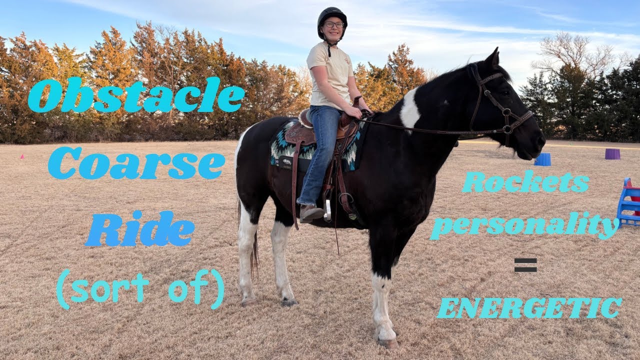 Woah Rocket!!!🚀 OBSTACLE COARSE RIDE