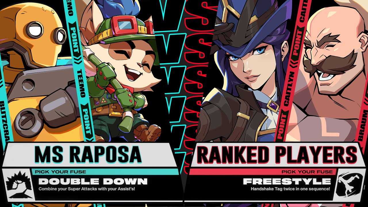 MsRaposa (Teemo / Blitzcrank) vs Ranked Players - 2XKO