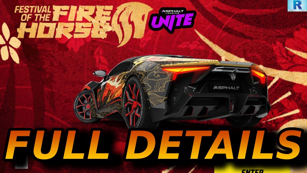 ASPHALT UNITE FESTIVAL OF THE FIRE HORSE SPECIAL EVENT FULL DETAILS