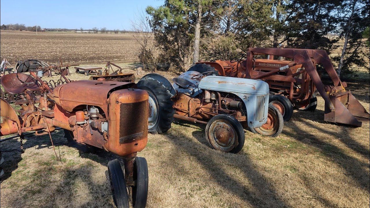 Three tractors rescued from the junk man