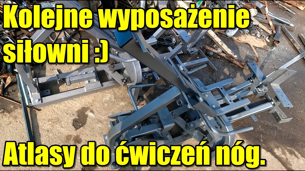 Znowu ktoś zezłomował wyposażenie siłowni - atlasy do ćwiczeń nóg oraz miernik do strojenia anten.