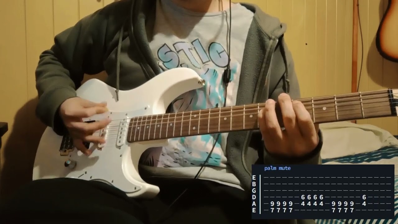 Blink-182   The Party Song (Guitar Cover with Tabs - Seymour Duncan SH5 Test)