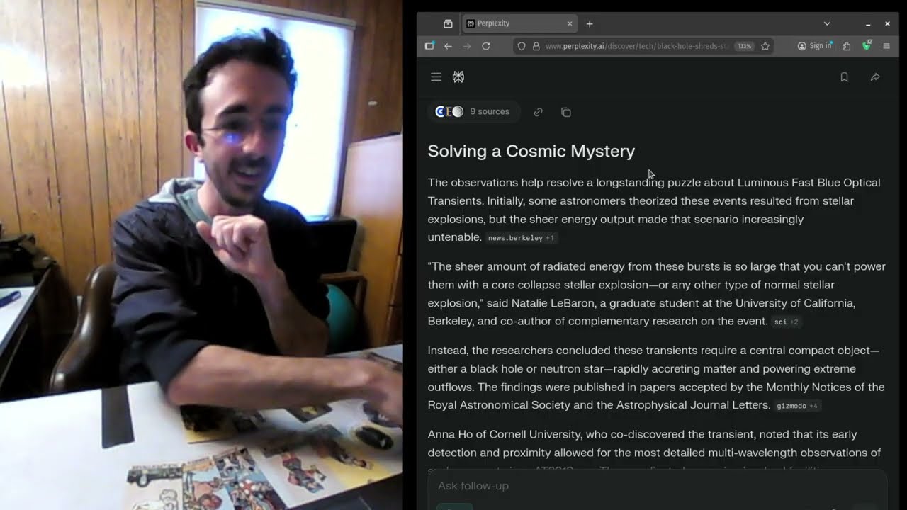 Tarot the News! Black hole shreds star in brightest explosion ever seen 🤯💥🎆