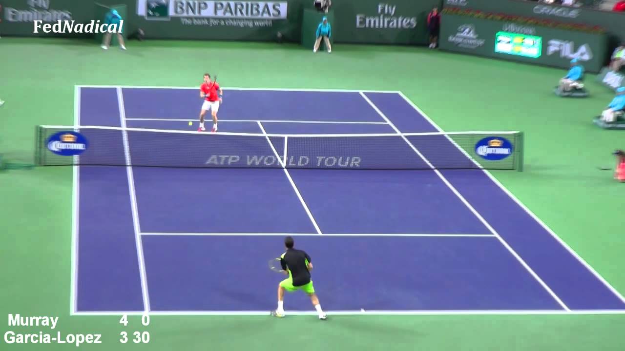 2012 BNP Paribas Indian Wells 2R Guillermo Garcia-Lopez def Andy Murray FULL HIGHLIGHTS HD Part 1/2