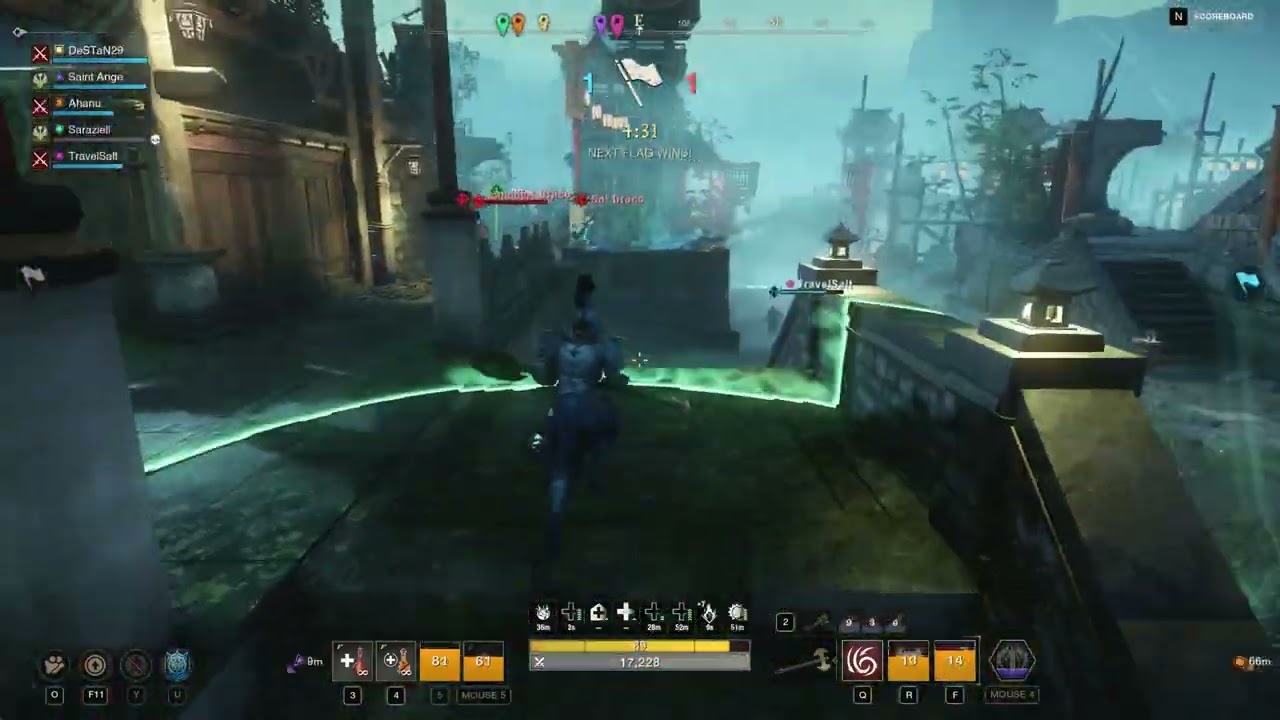 Great Axe - Flail CPT Match 16 Kill PvP New World Aeternum
