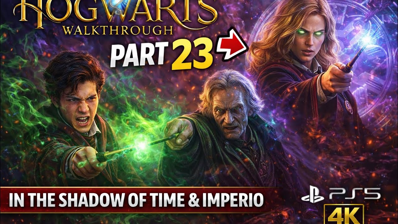 Hogwarts Legacy Walkthrough Part 23 – In the Shadow of Time & Imperio | PS5 4K
