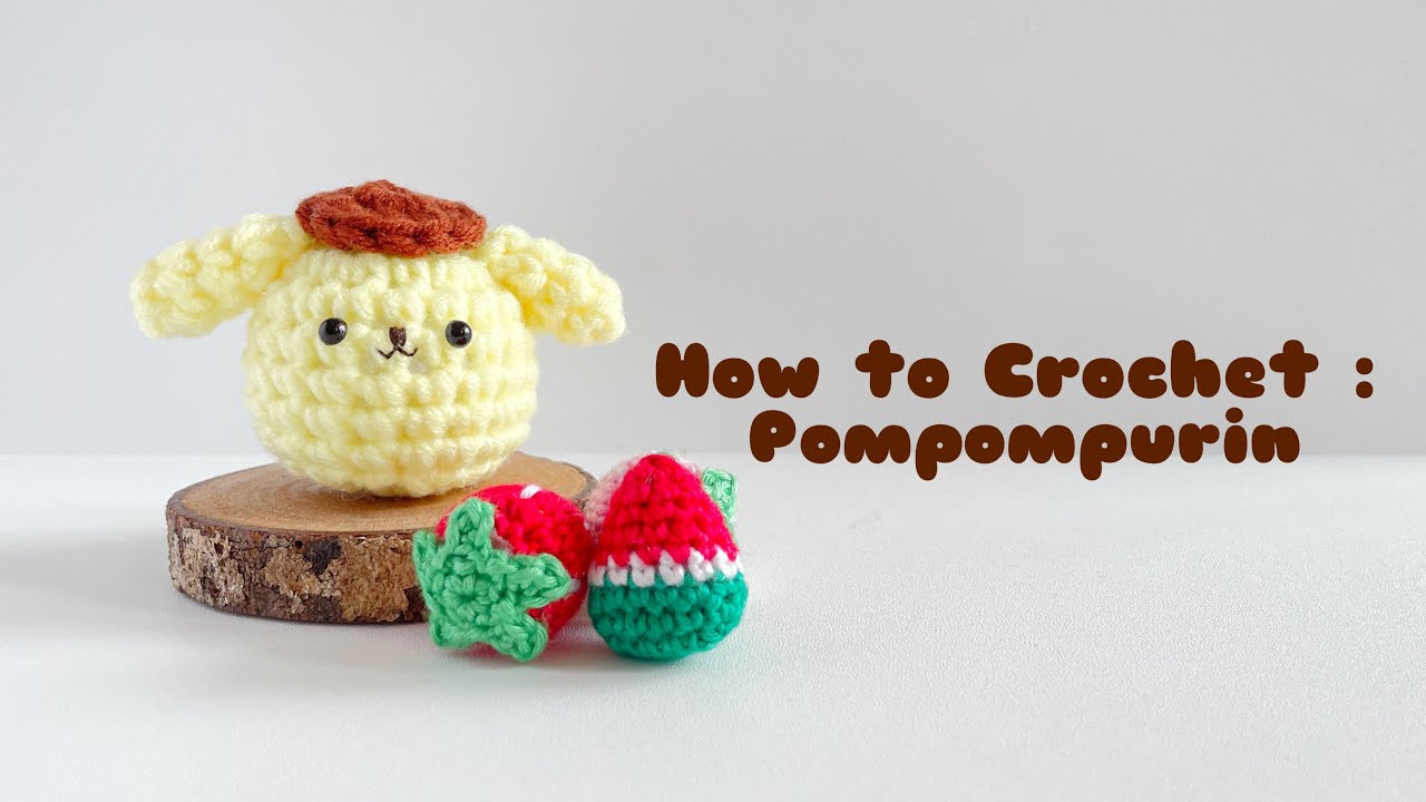Pompompurin Amigurumi Crochet Tutorial | Step by Step | FREE PATTERN