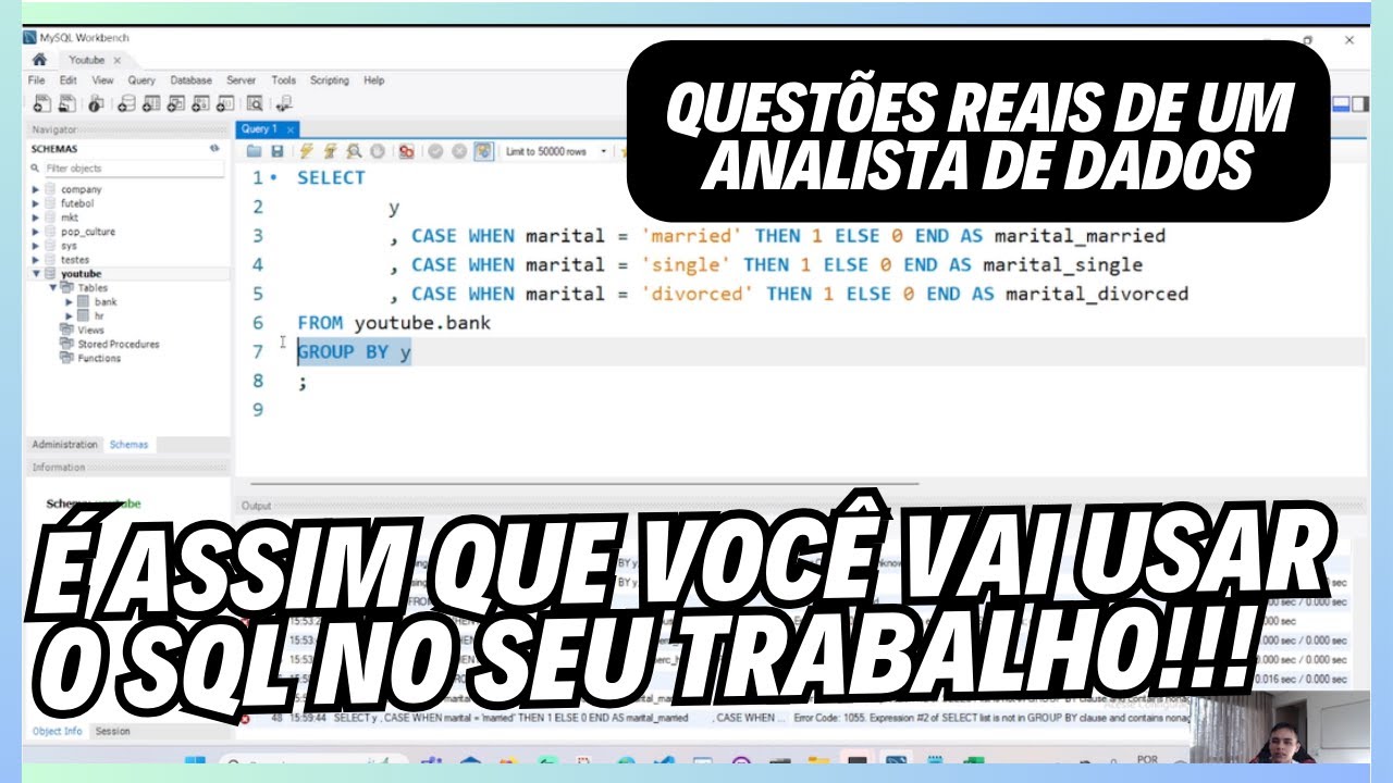 Trabalhando como Analista de Dados (com SQL)