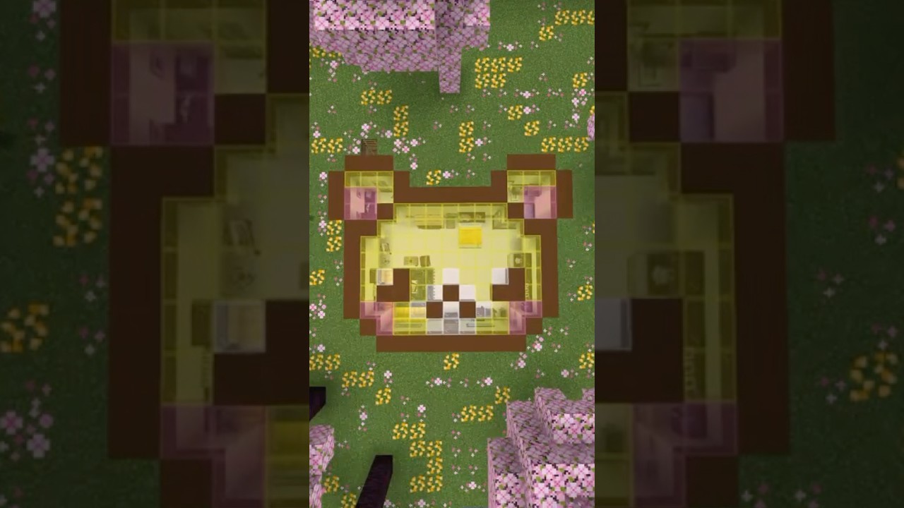 Tutorial korilakkuma house ✨🤎#minecraft #minecraftshorts #minecraftideas #sanrio #korilakkuma