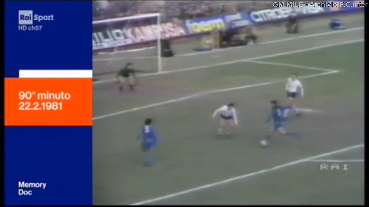 1980-81 (18^ - 22-02-1981) INTER-Como 2-1 [Ambu,Gobbo,Prohaska] Servizio 90°Minuto RaiSport