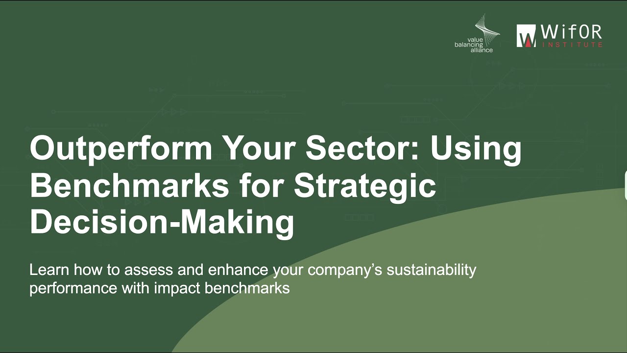 Masterclass: Outperform Your Sector – Using Benchmarks for Strategic Decision-Making