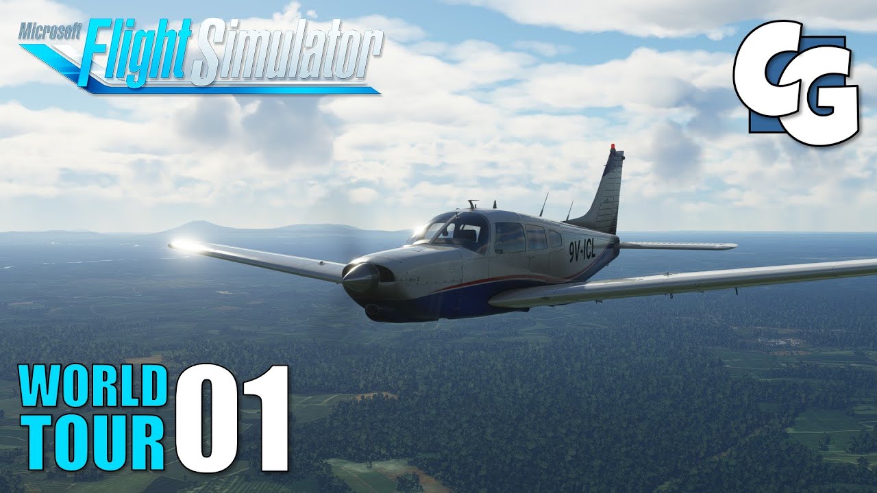 Clumsy's No GPS World Tour - 01 - Singapore to Melaka - Microsoft Flight Simulator