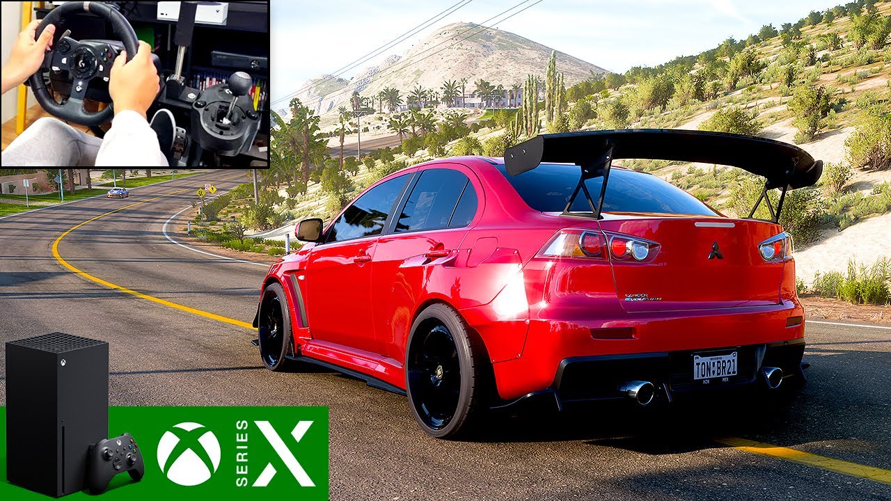 Forza Horizon 5 (Xbox Series X) Gameplay 760HP MITSUBISHI Lancer EVO X