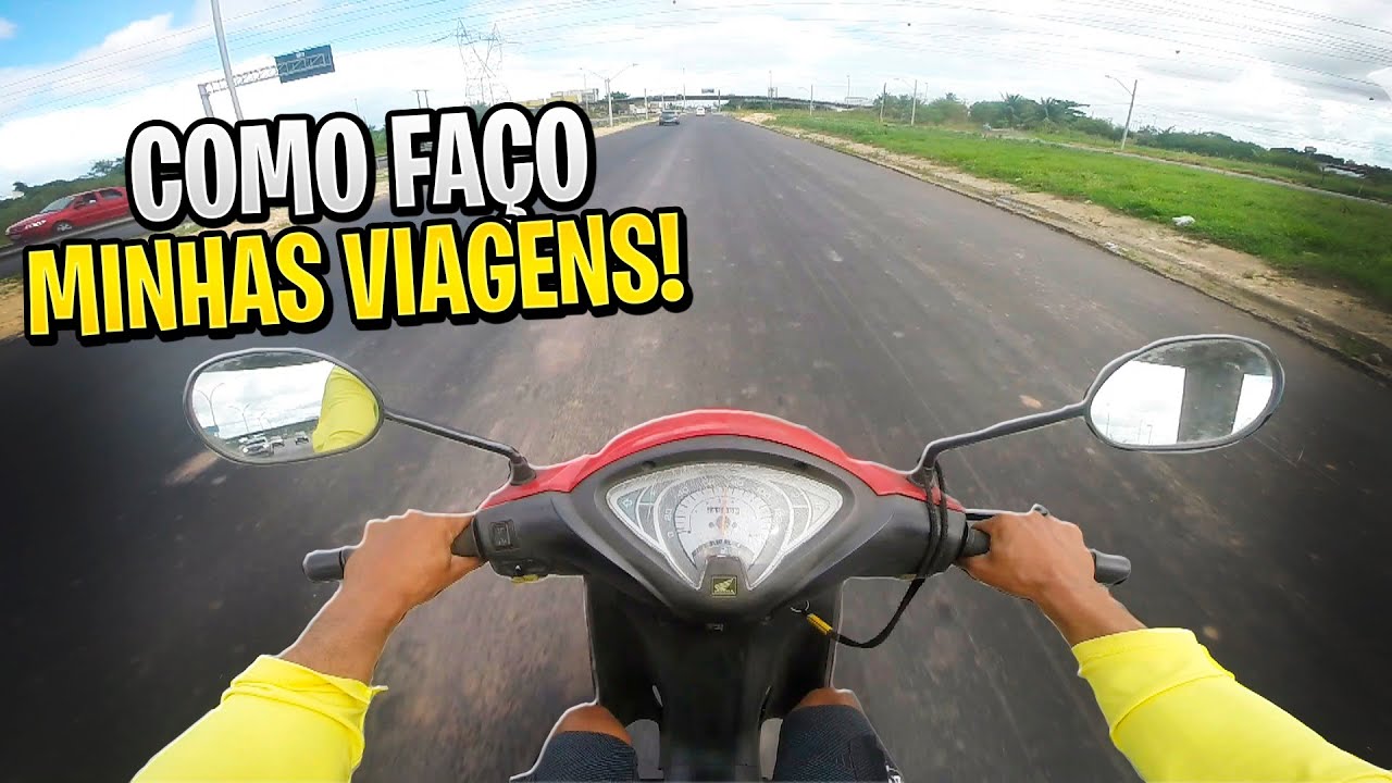 COMO COSTUMO FAZER MINHAS VIAGENS DE BIZ |COMO É ANDAR DE BIZ 100 EM UMA RODOVIA  E FAZER VIAGENS.