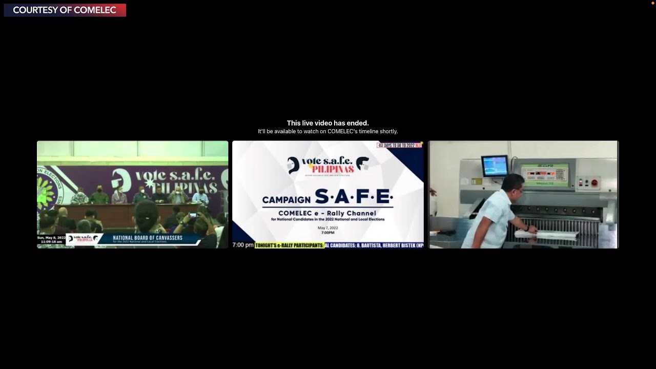 Updates from Comelec on the 2022 Philippine elections