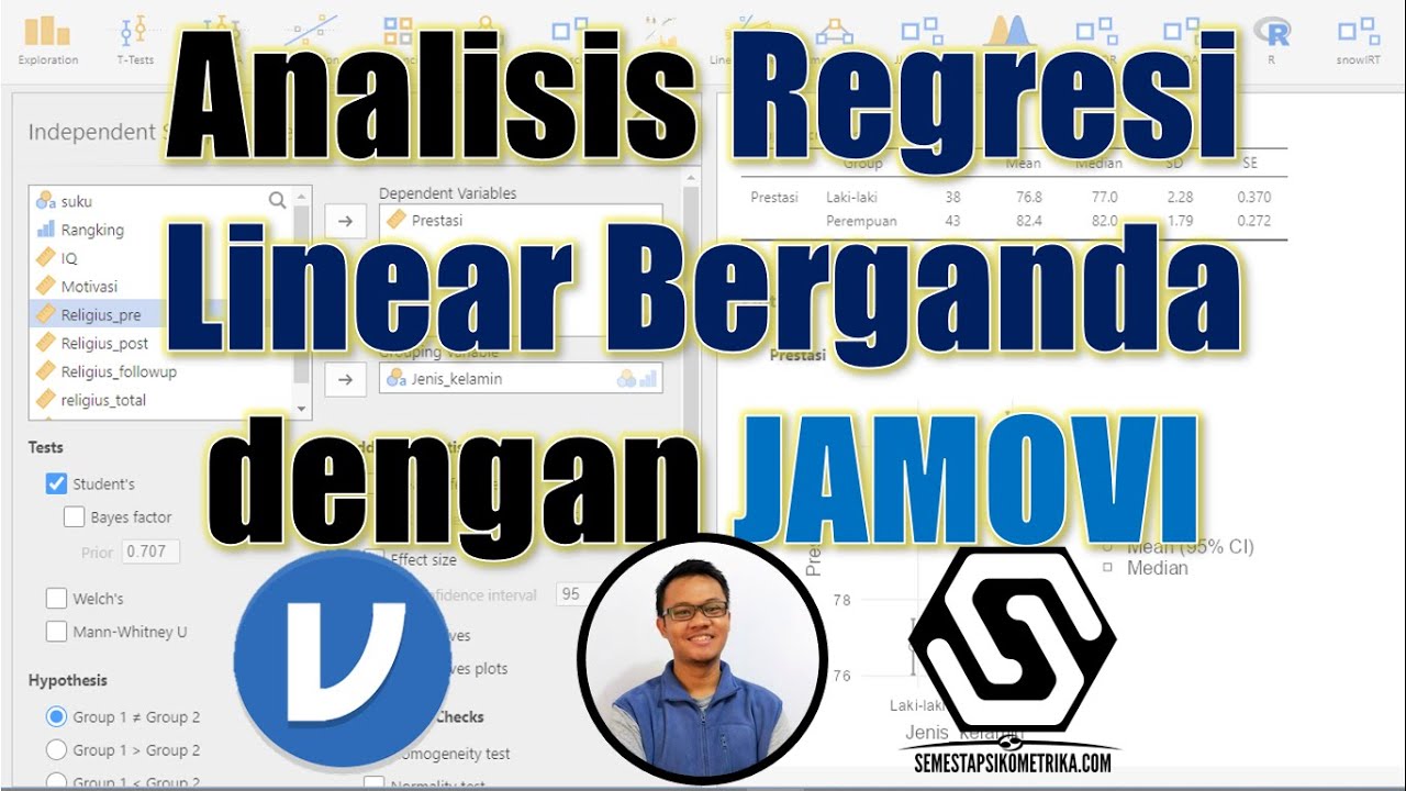 Cara Analisis Regresi Linear Berganda dengan Jamovi