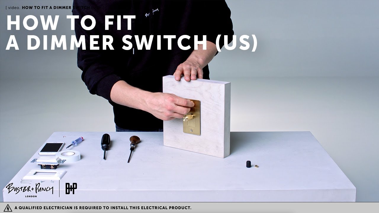HOW TO - Fit a Dimmer Switch - US