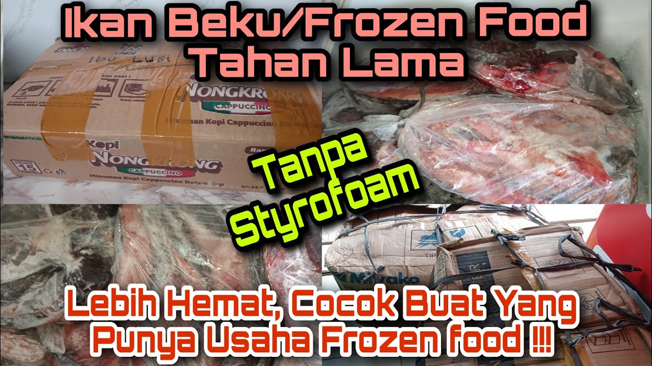 Cara Packing Ikan Beku Tanpa Styrofoam Untuk Pengiriman Keluar Kota⁉️Tahan 2-3 Hari Perjalanan‼️