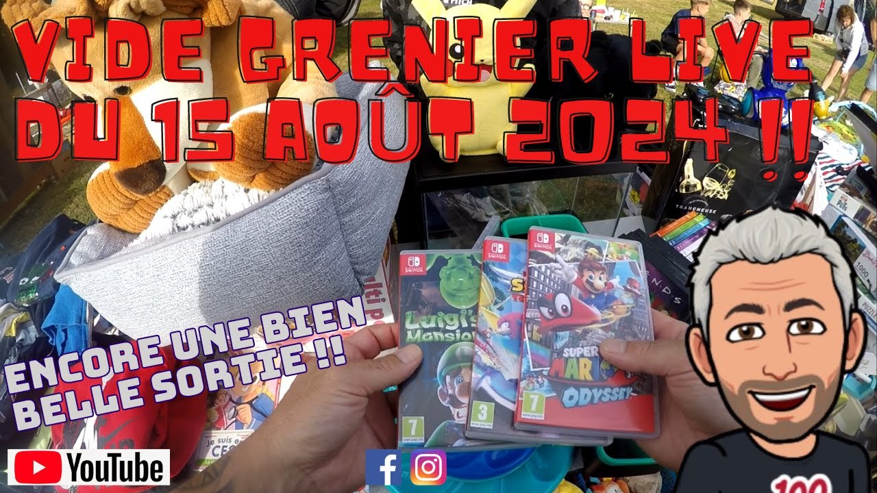 #217 - Vide Grenier Live du 15 Août 2024 !! Encore une super sortie !! ^^