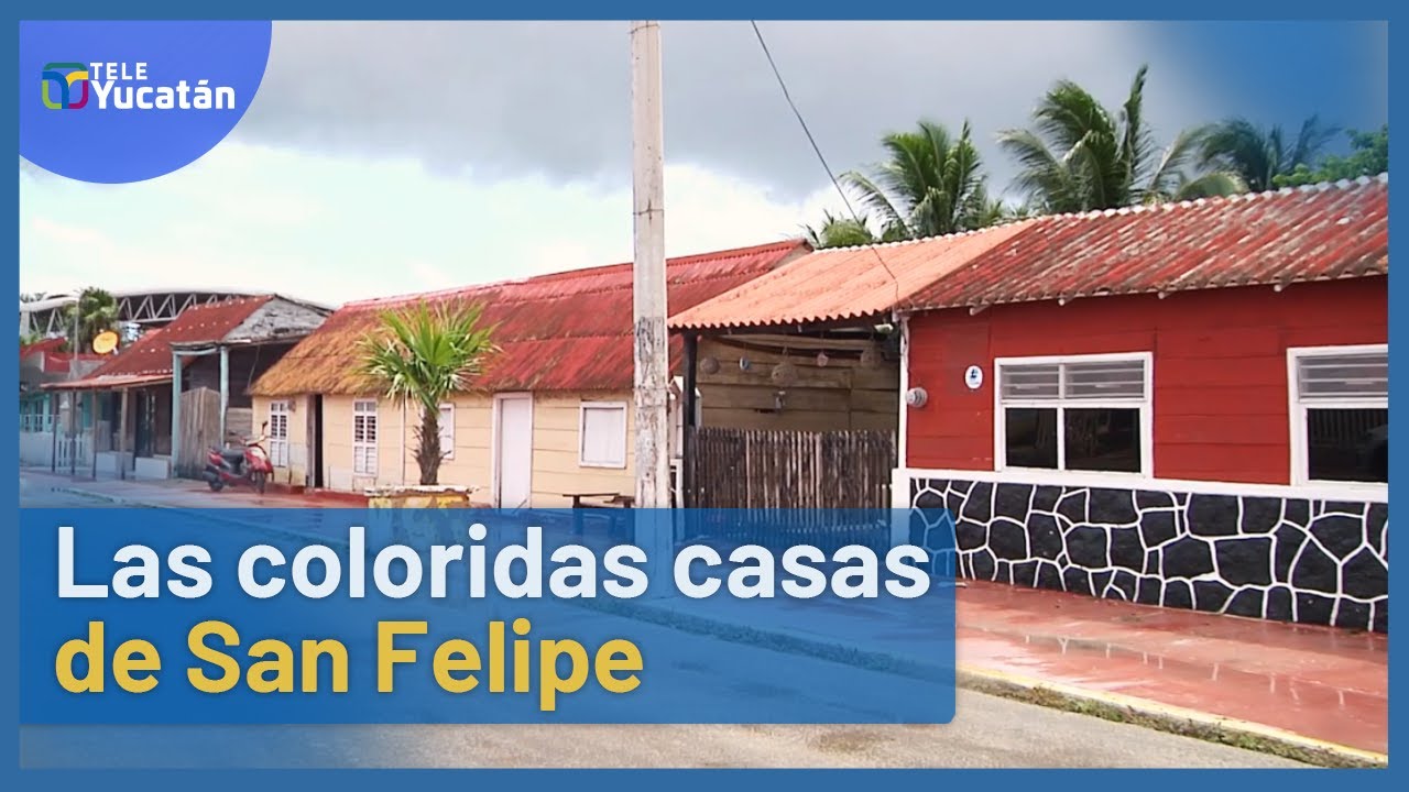 🎨Conoce las 𝗖𝗢𝗟𝗢𝗥𝗜𝗗𝗔𝗦 𝗖𝗔𝗦𝗔𝗦 𝗱𝗲 𝗦𝗔𝗡 𝗙𝗘𝗟𝗜𝗣𝗘🏡 | Únicas en Yucatán | TELE Yucatán