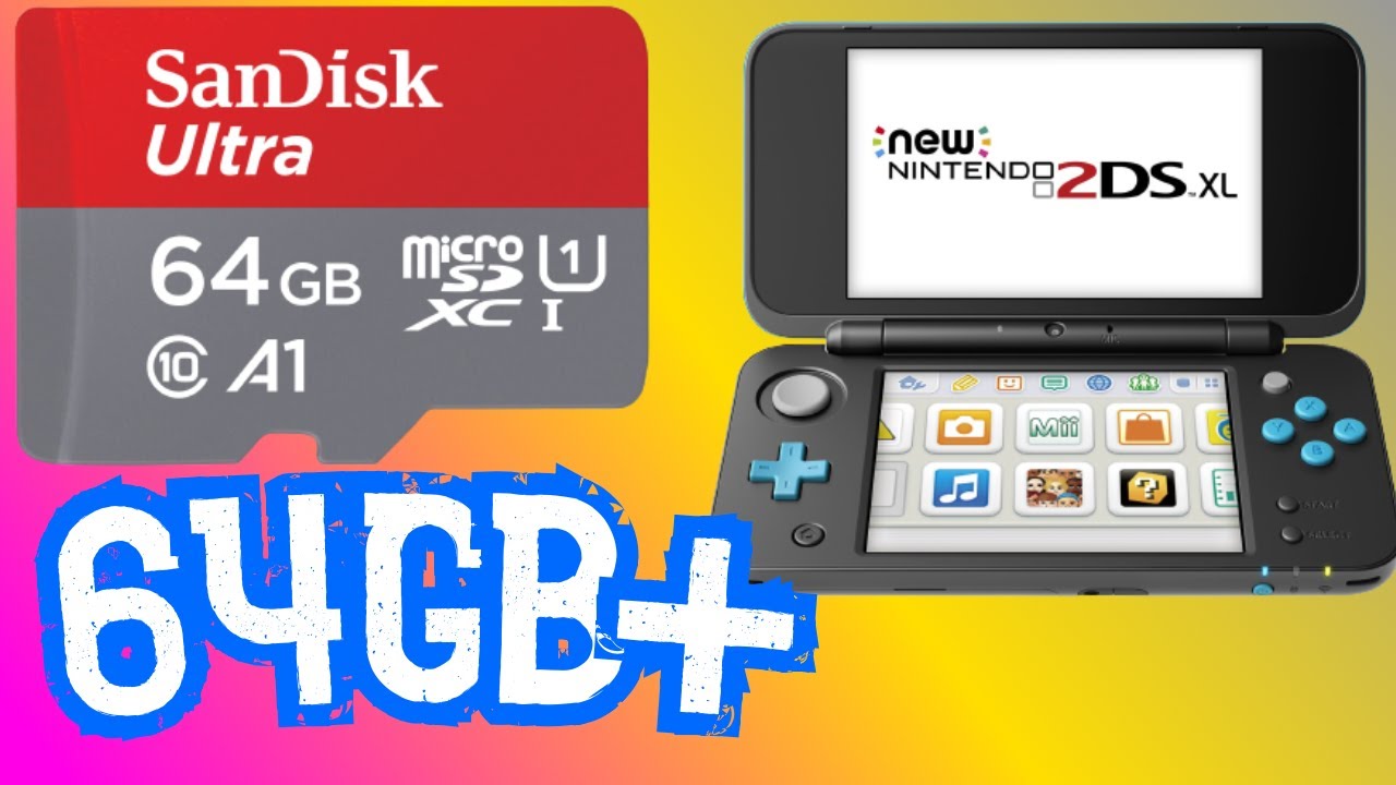 Форматирование SD-карты объемом 64 ГБ+ для 3DS/2DS