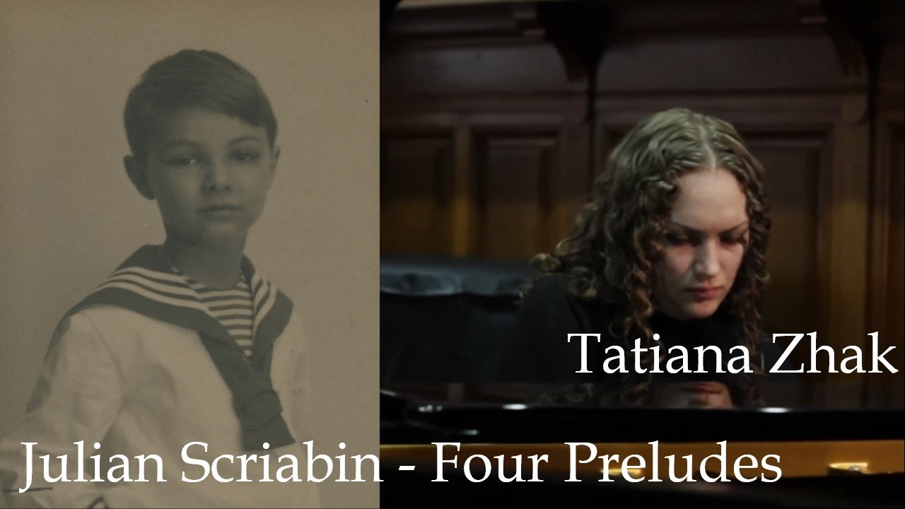 Юлиан Скрябин - Четыре прелюдии, исполняет Татьяна Жак