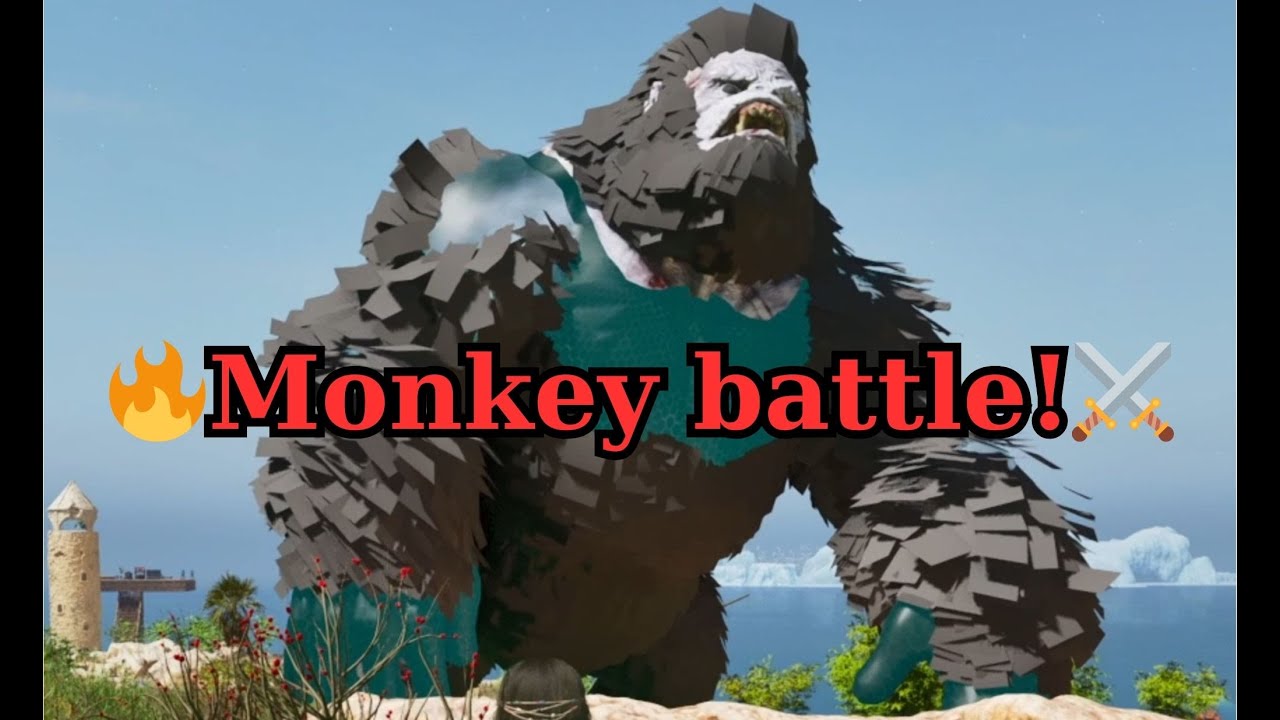 ARK|Crazy Big Monkey 🐒🌿🔥