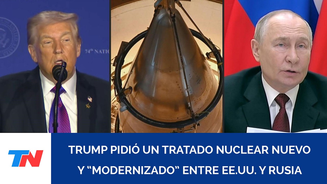 Trump pidió un tratado nuclear nuevo y “modernizado” entre EE.UU. y Rusia