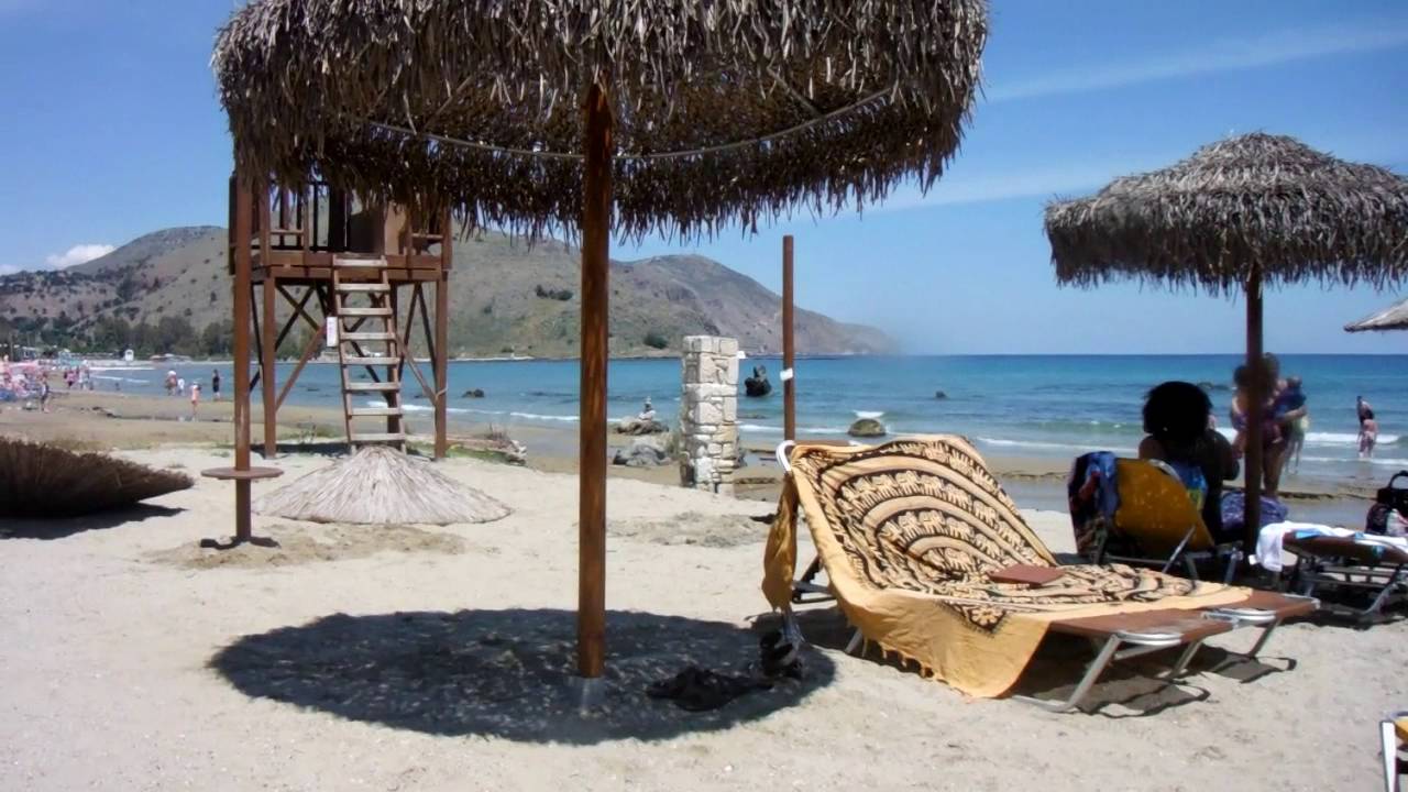 Greece, Crete, the sandy beaches of Georgioupolis.Греция,Крит,песчаные пляжи Георгиуполиса.