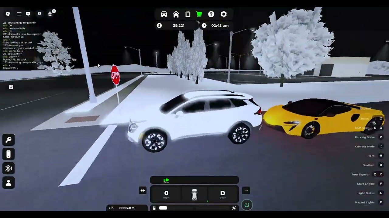 Ramming cars while driving and get flung