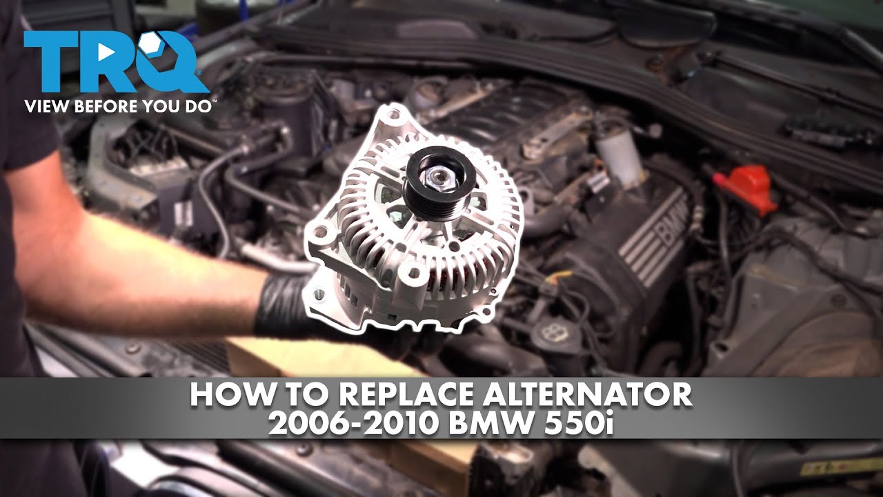How to Replace Alternator 2006-2010 BMW 550i