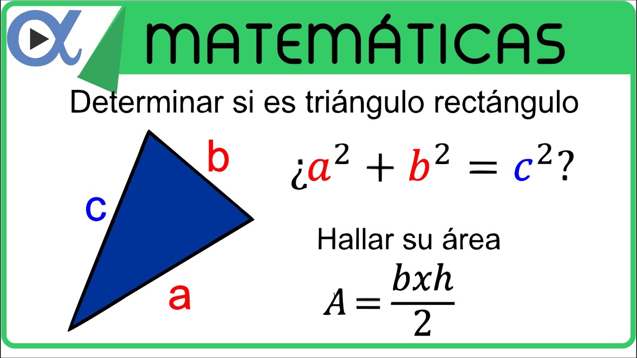Demostrar que el triángulo de vértices A, B y C es rectángulo y calcular su área ejemplo 1 de 2