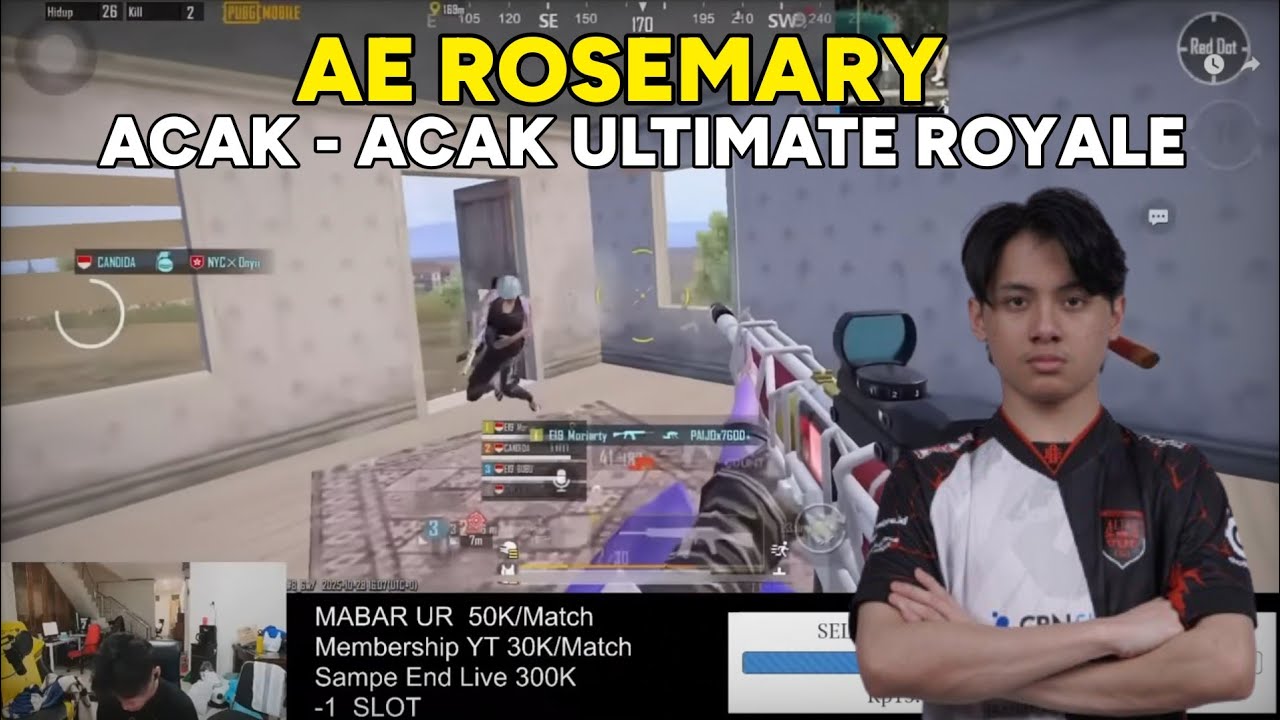 Georgopol Berdarah🔥 AE Rosemary ACAK ACAK ULTIMATE ROYALE ☠️ PUBG MOBILE Indonesia