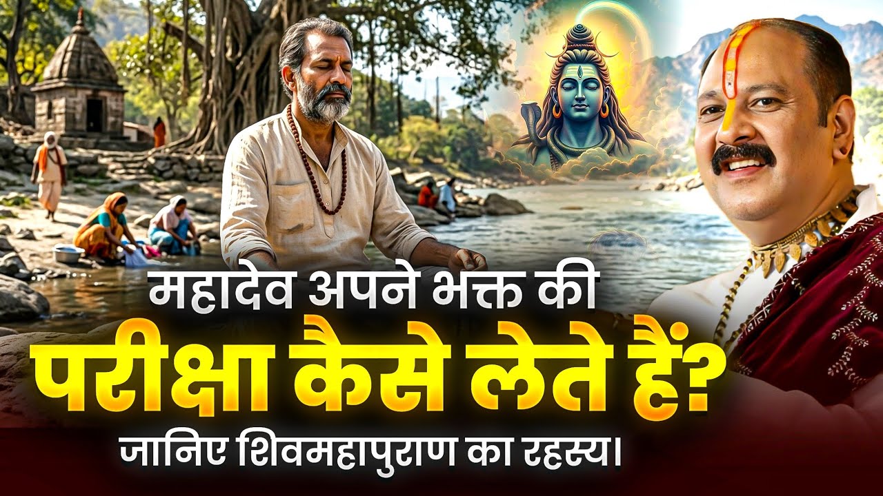महादेव अपने भक्त की परीक्षा कैसे लेते हैं? जानिए शिवमहापुराण का रहस्य। 