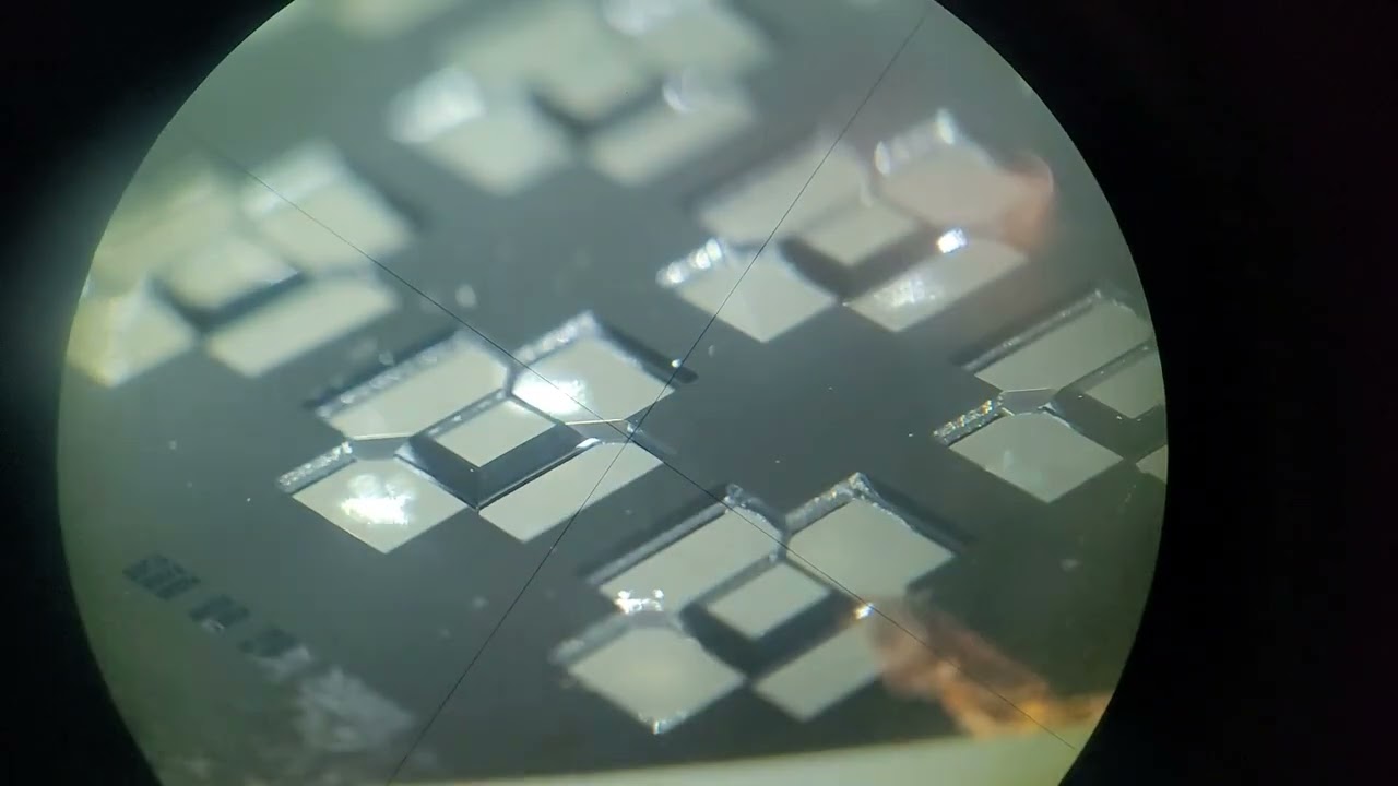 Burn through the silicon micro shoulders with Laser Welder