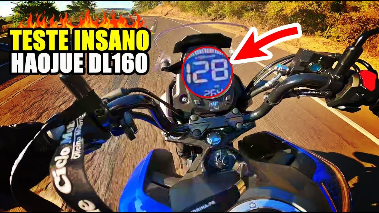HAOJUE DL 160 TOP SPEED REAL!