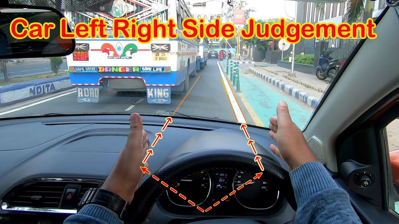 Learn Car Left Side Judgement Perfectly||Driving Lesson for Beginner