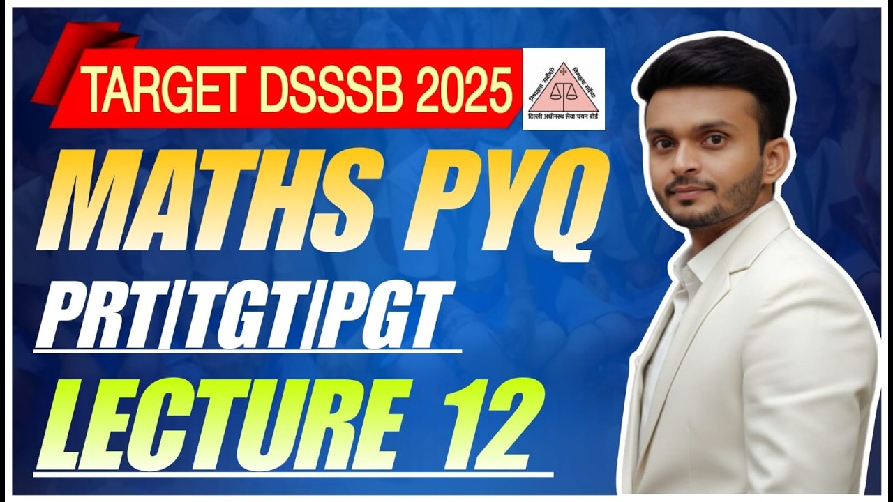 DSSSB MATHS