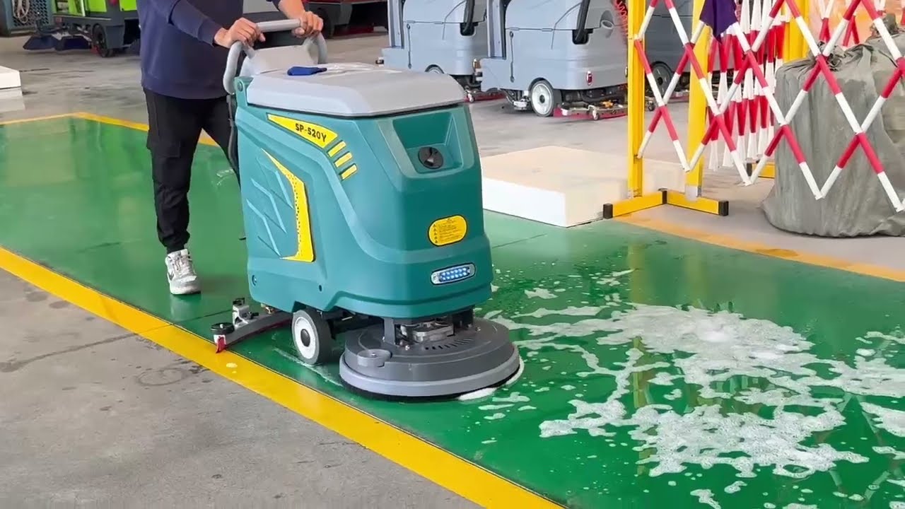 Uzen 520Y Professional Walk Behind Floor Scrubber 001